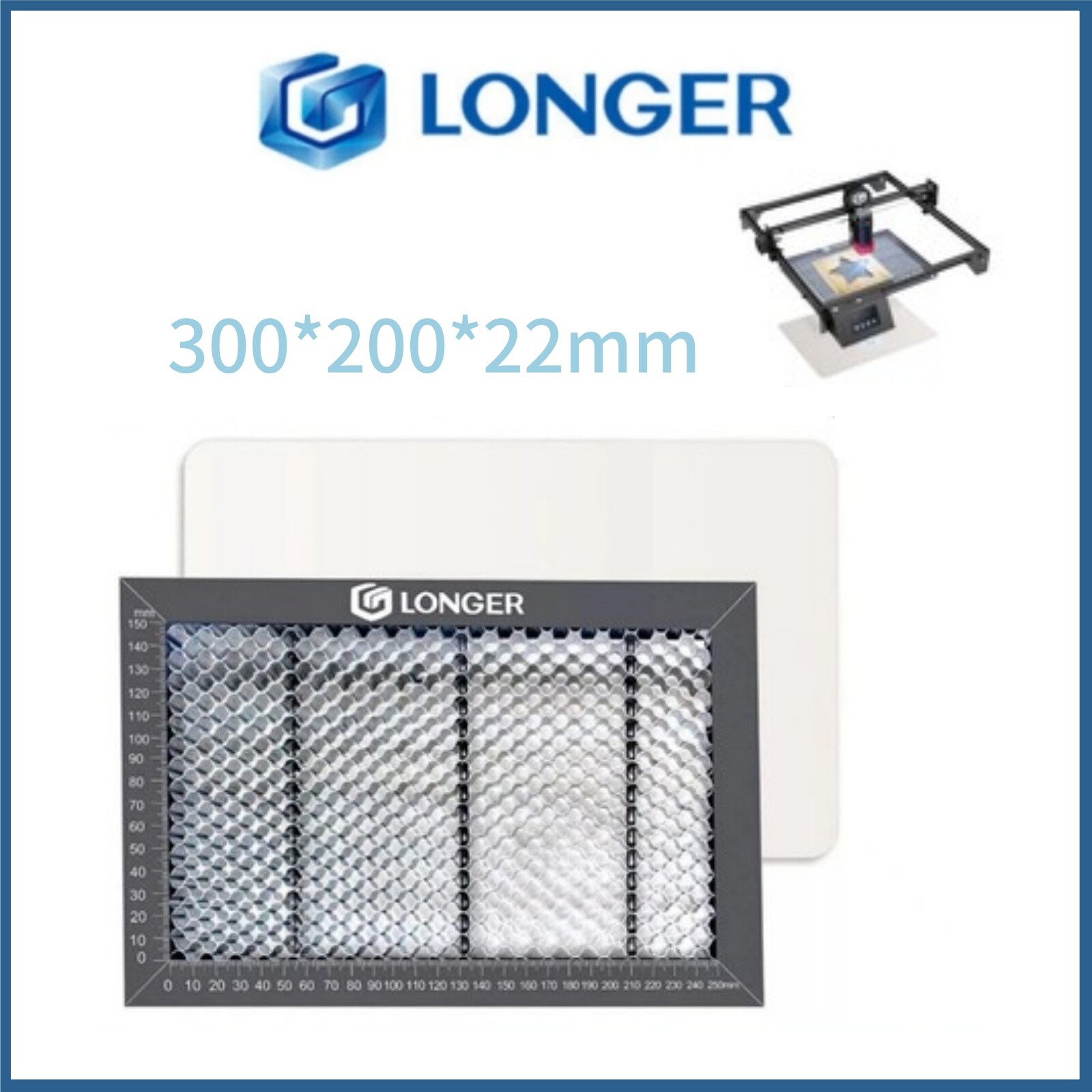 Longer Honeycomb Working Table 300mm*200mm Board for Laser Engraving Machine US