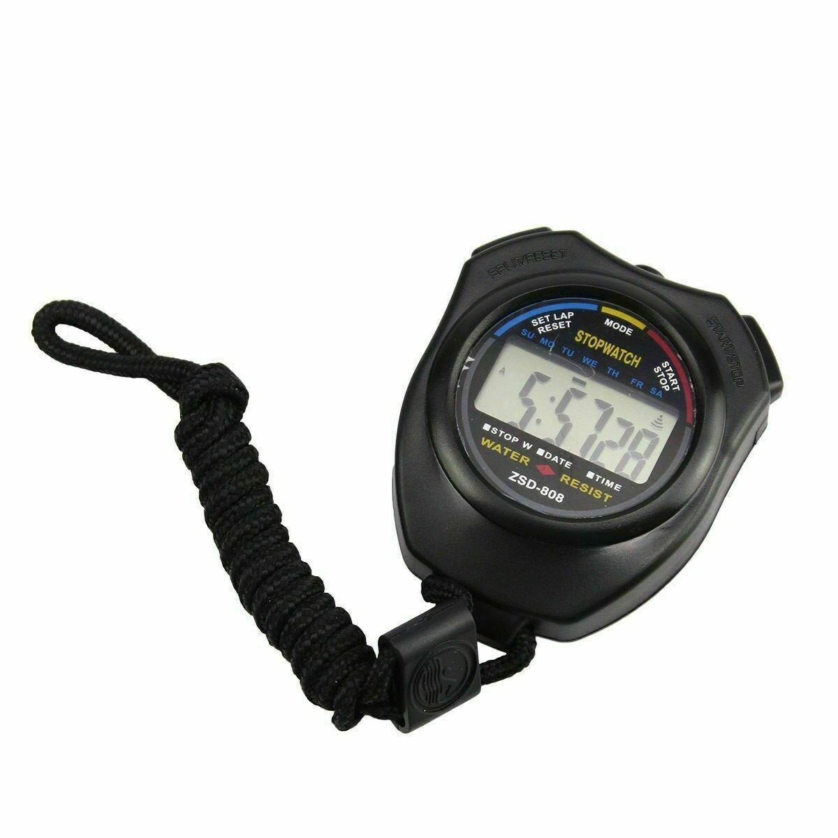 5pack Stopwatch Stop Watch LCD Digital Universal Chronograph Timer Counter Sport