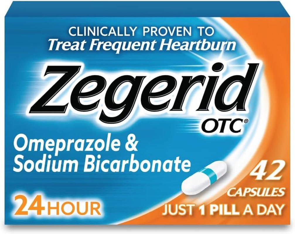 , 24-Hour Heartburn Relief, Acid Reflux Medicine and Antacid, Treats Frequent He