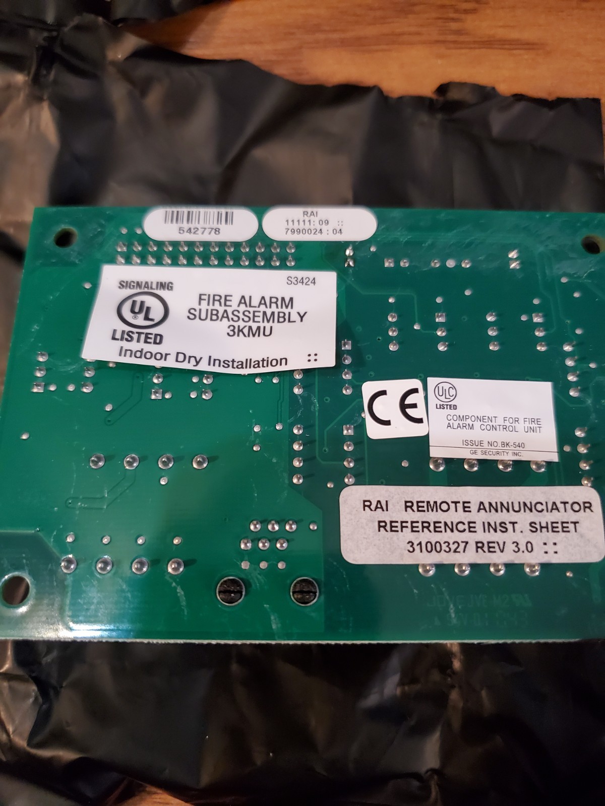 EST RAI Remote Annunciator Interface Card