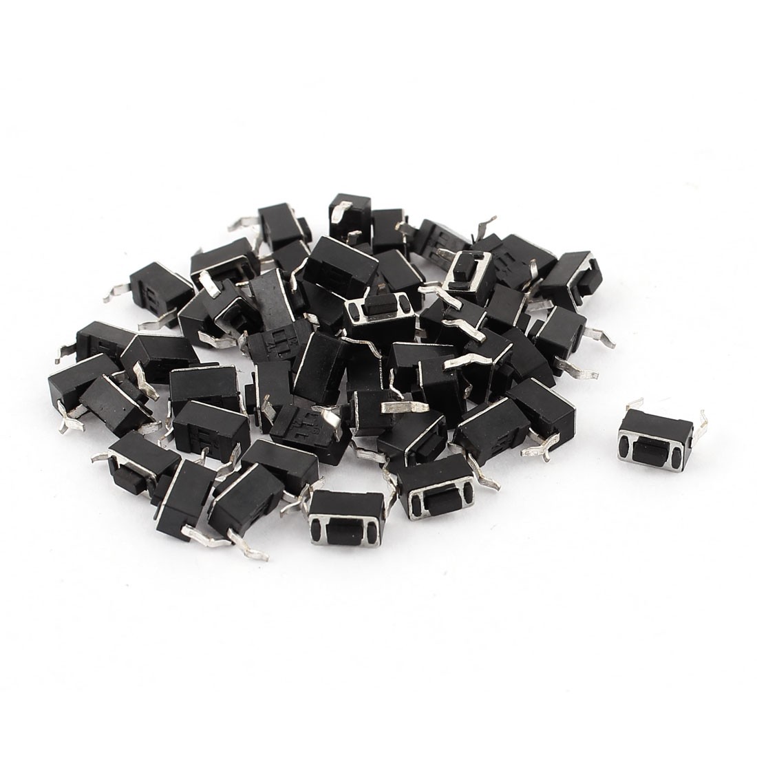 50 Pcs 6x3.5x4.3mm 2 Terminal PCB Board Push Button Tact Switch
