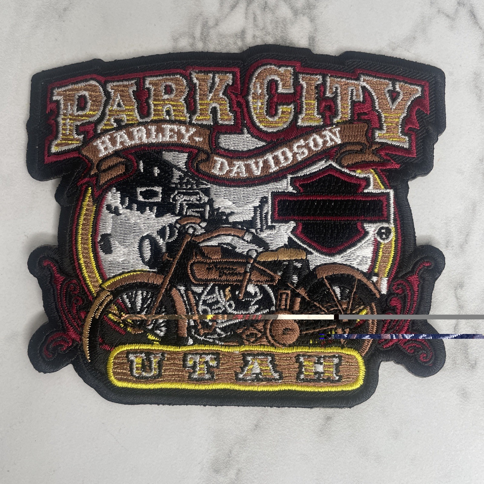 Harley Davidson Park City Utah Patch Emblem A13