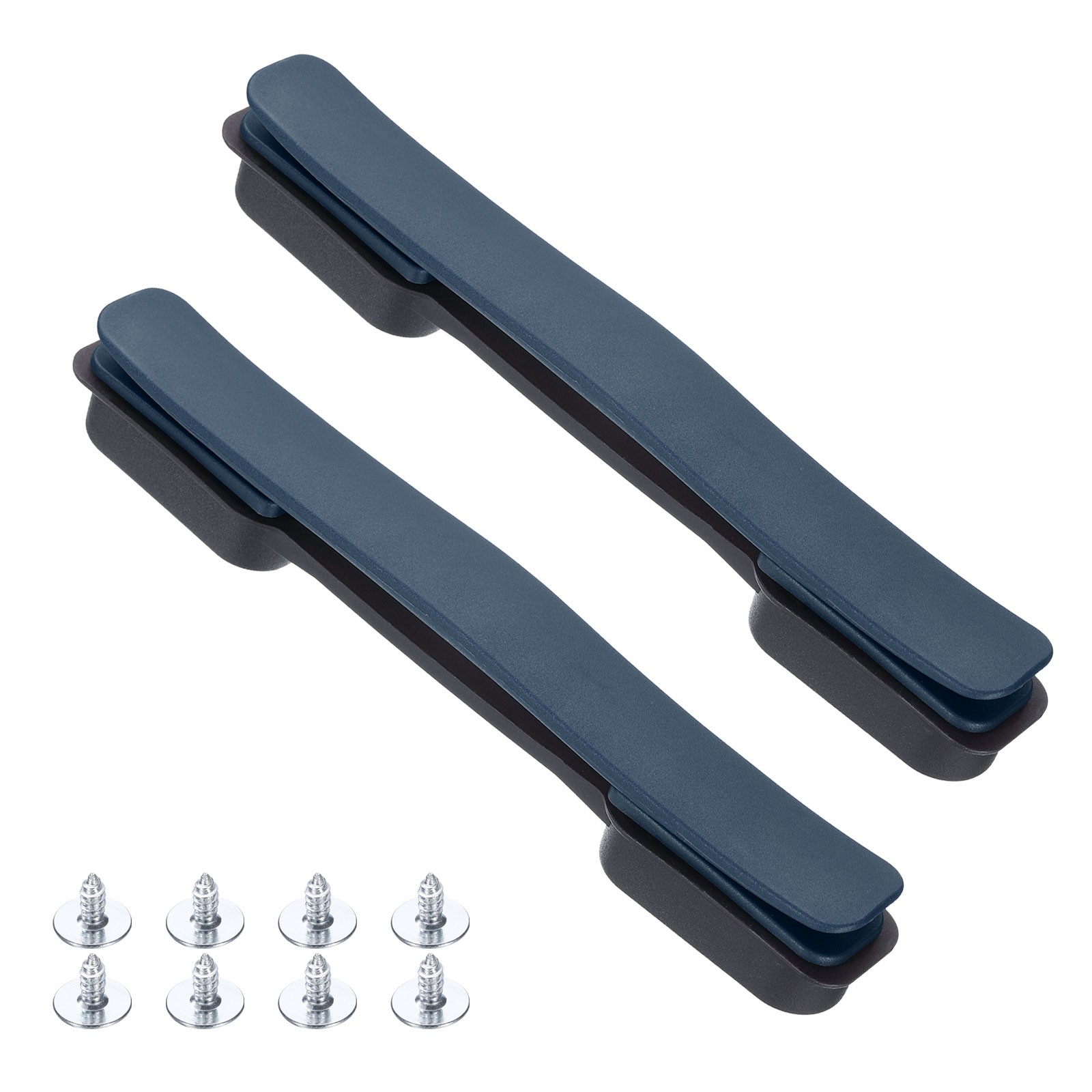 2Pcs Luggage Handle Replacement with Screws 8.5 Inch Suitcase Handle Navy Blue