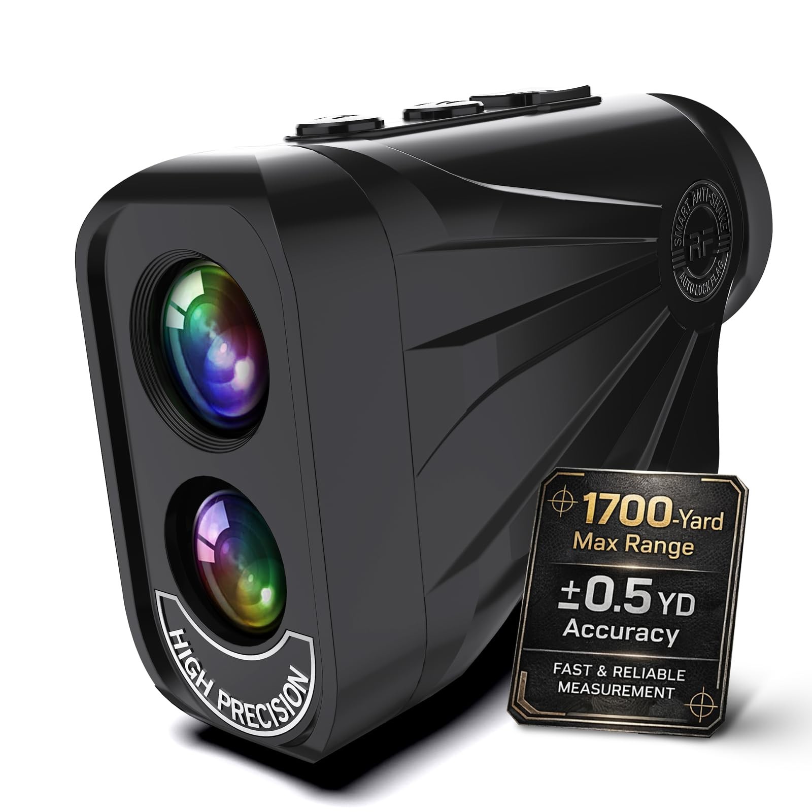 Range Finder Golf 1700 Yards - Golf Rangefinder With Slope, Magnetic Stripe