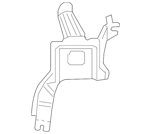 Genuine Mazda Blind Spot Detection System Warning Sensor Bracket GRT7-67-ZP1