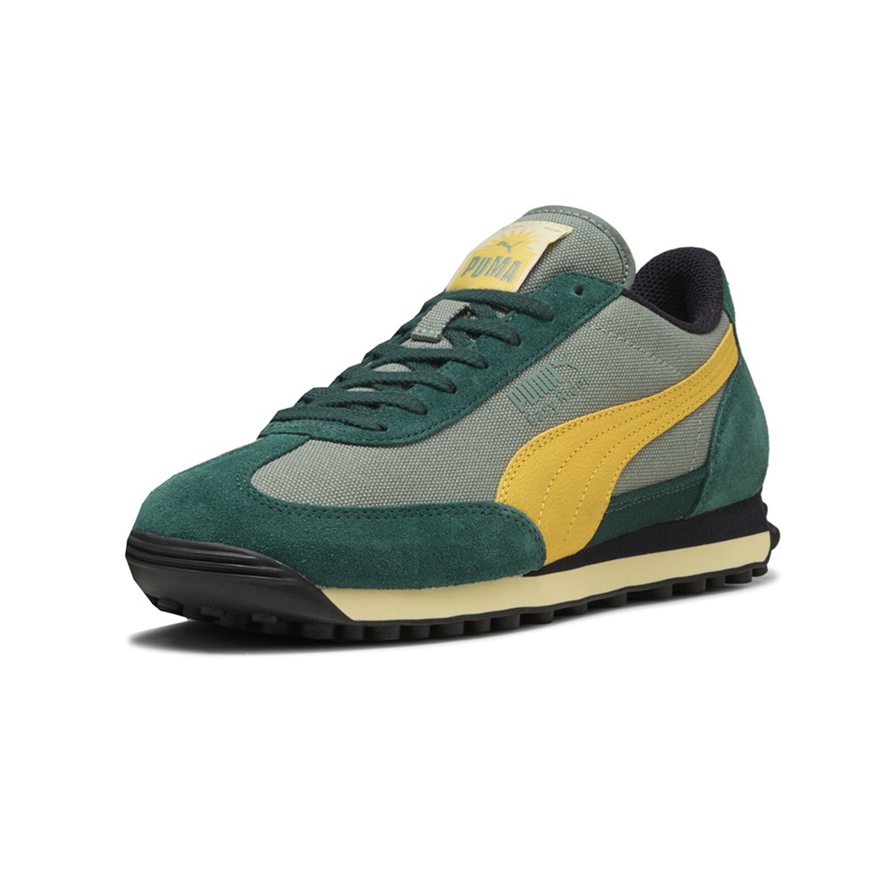 PUMA Easy Rider Weathered Mens Green, Grey, Yellow Sneakers Casual Shoes 4003970