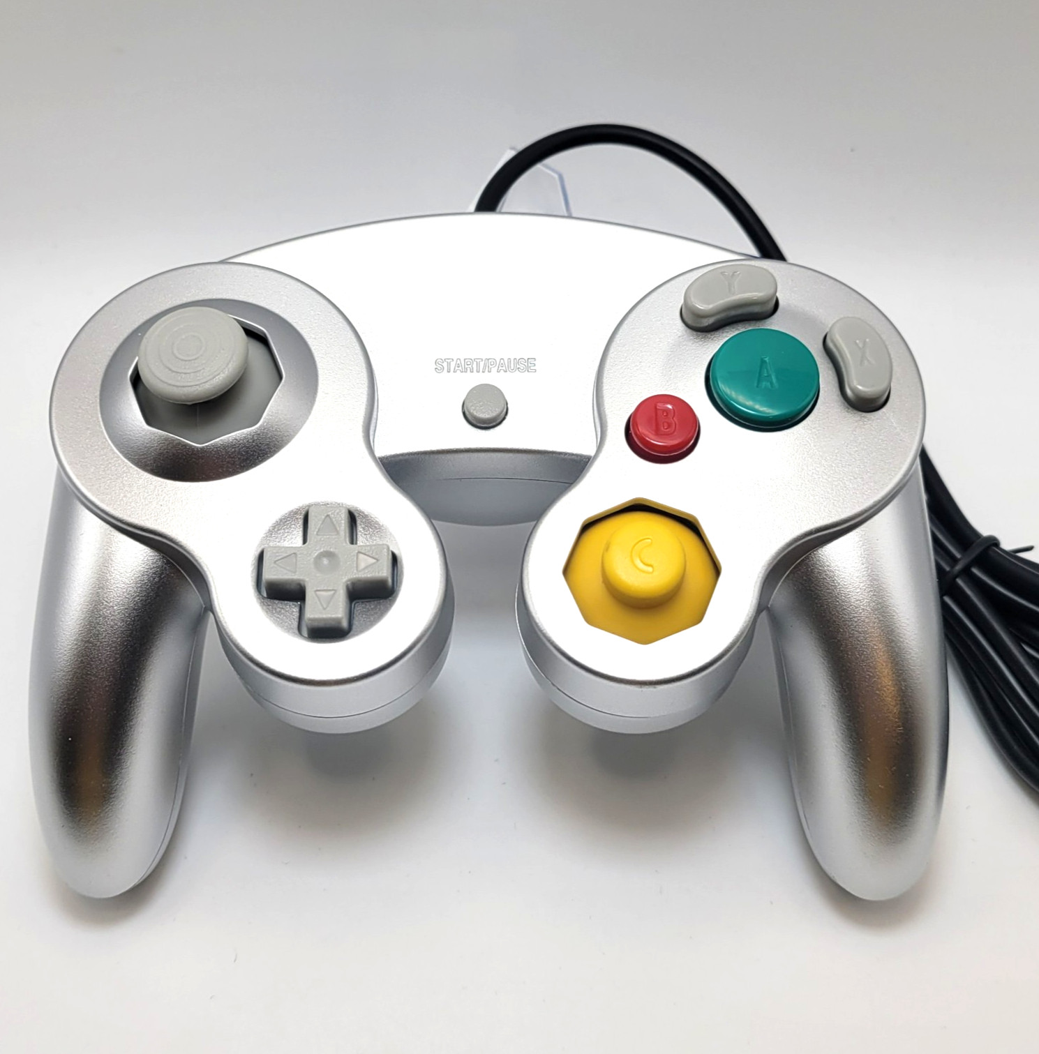 Nintendo GameCube Controller Game Pad For NGC - Wii Console  Silver - NEW