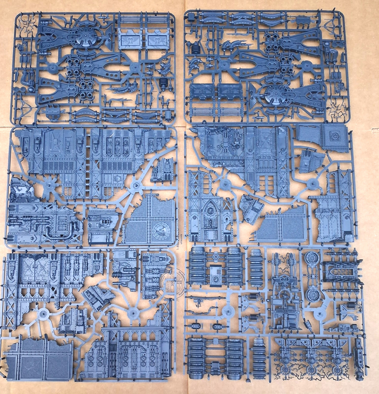 40k Starter Set all 6 terrain sprues from Warhammer 40K 11th Edition
