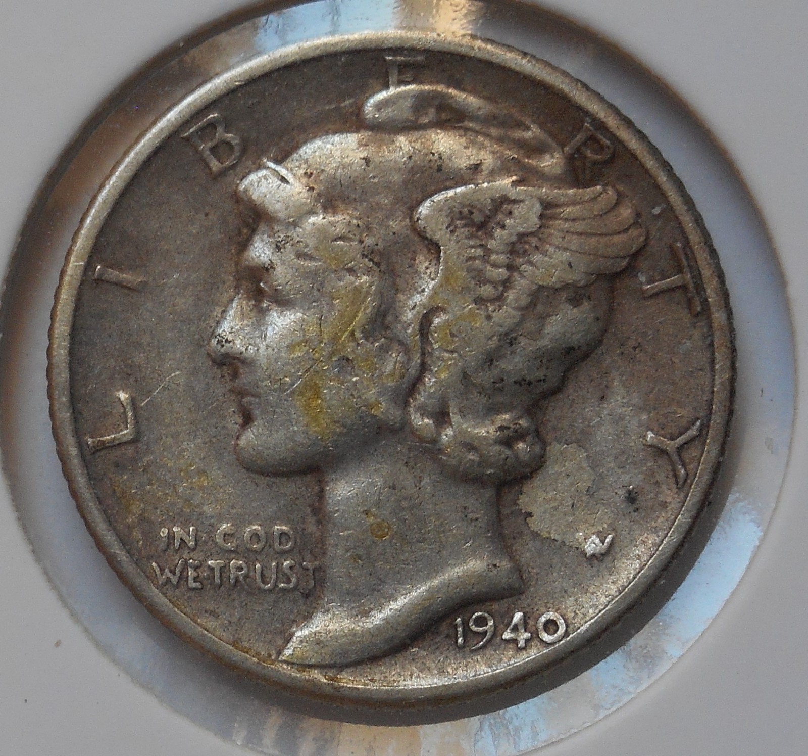 1940. Mercury Dime . XF Extra Fine