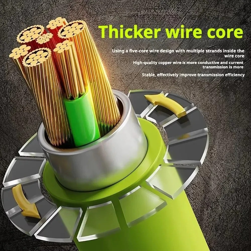 240W USB Type C Fast Charging Cable Nylon Braided Quick Charger Data Sync