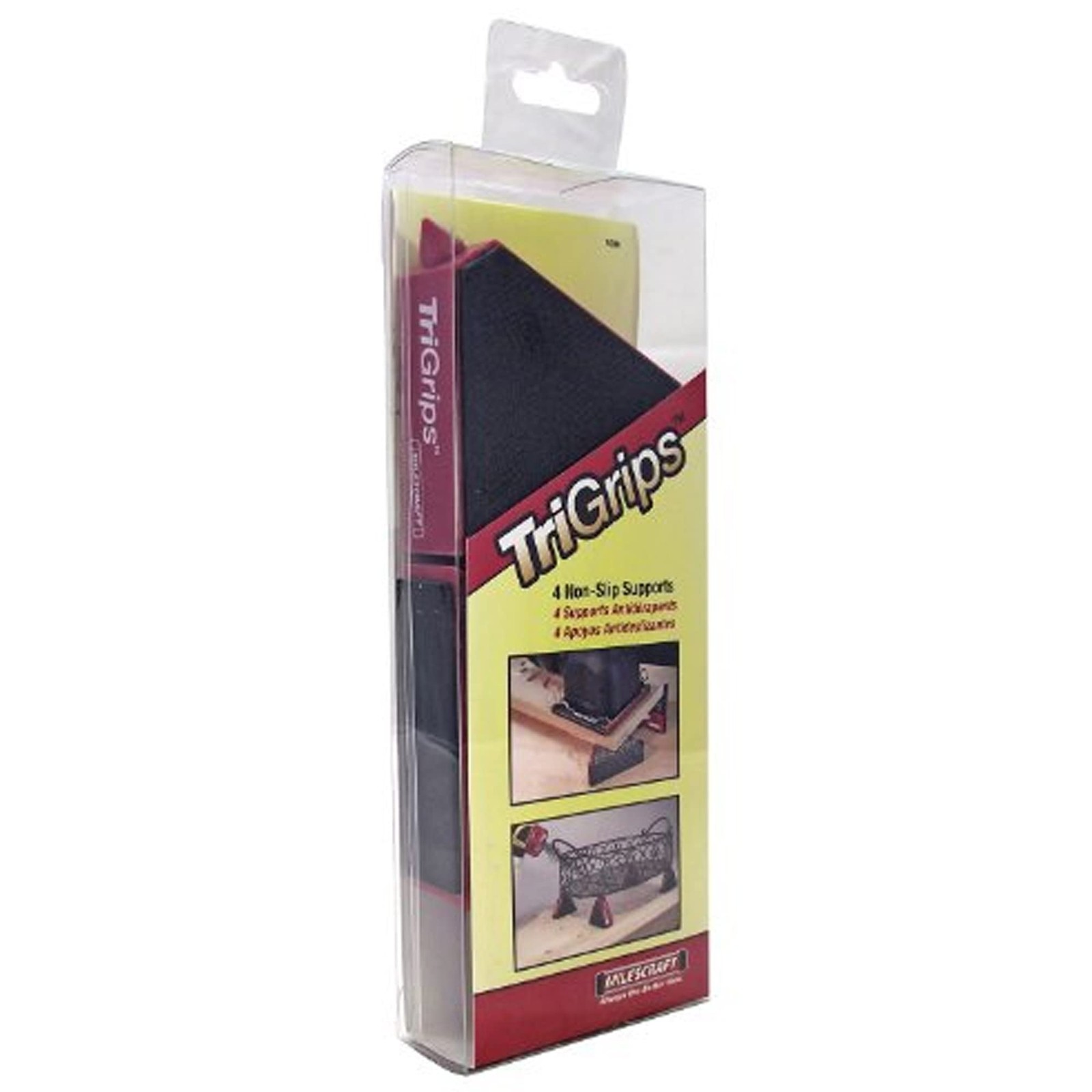 Milescraft 1600 TriGrips - Triangle Cookie Work Grippers, for Red