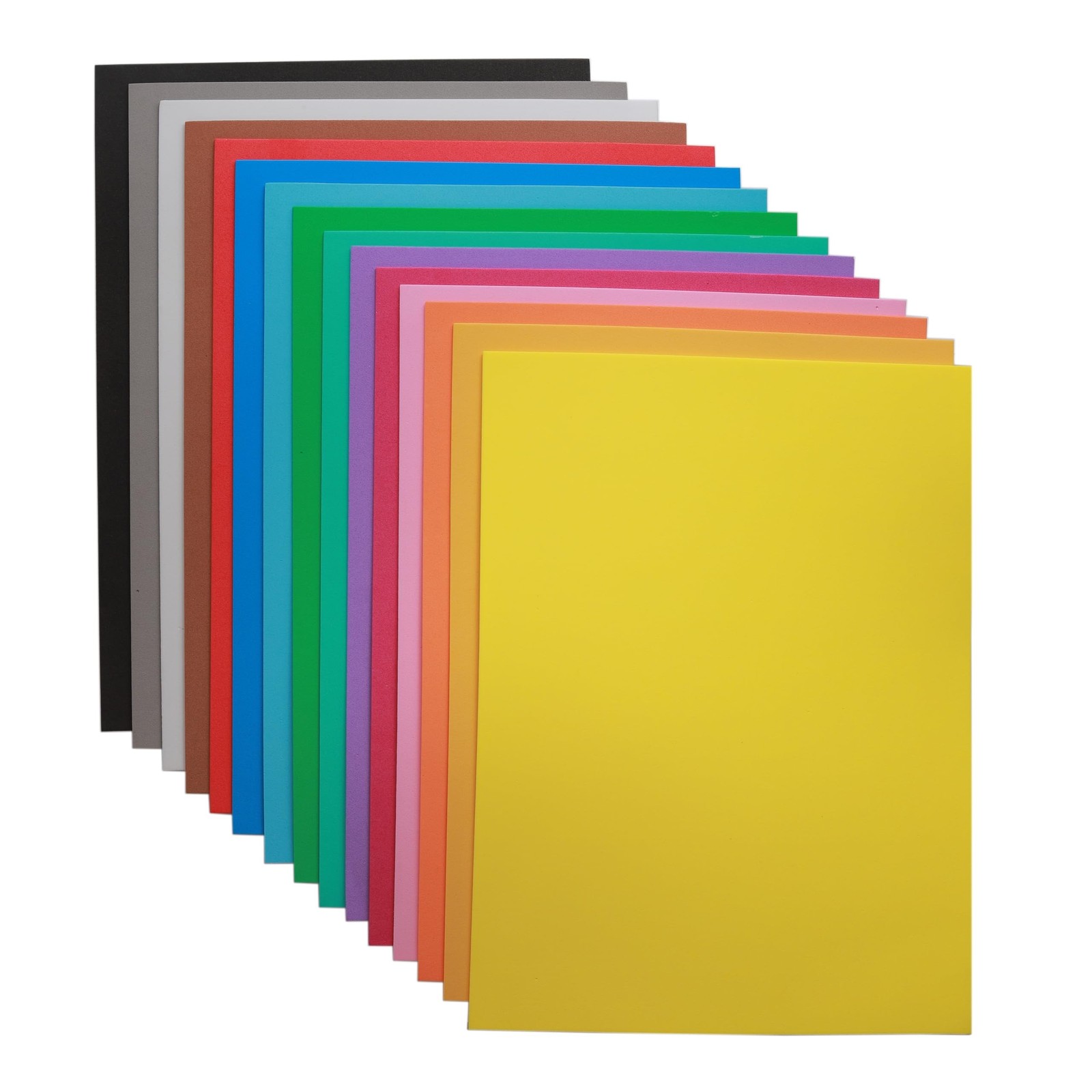EVA Foam Sheets for Crafts, 15 Assorted Colors, 9 x 12 Inch, 2mm Thickness, 1...