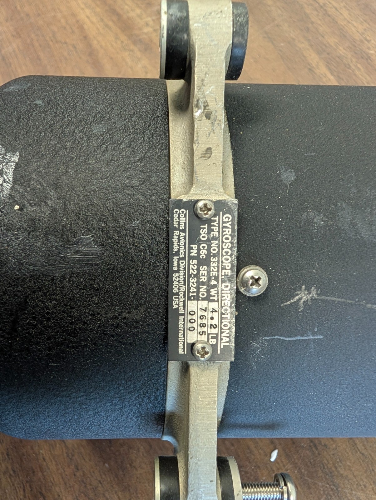 Collins Directional Gyroscope; Part # 522-3241-000