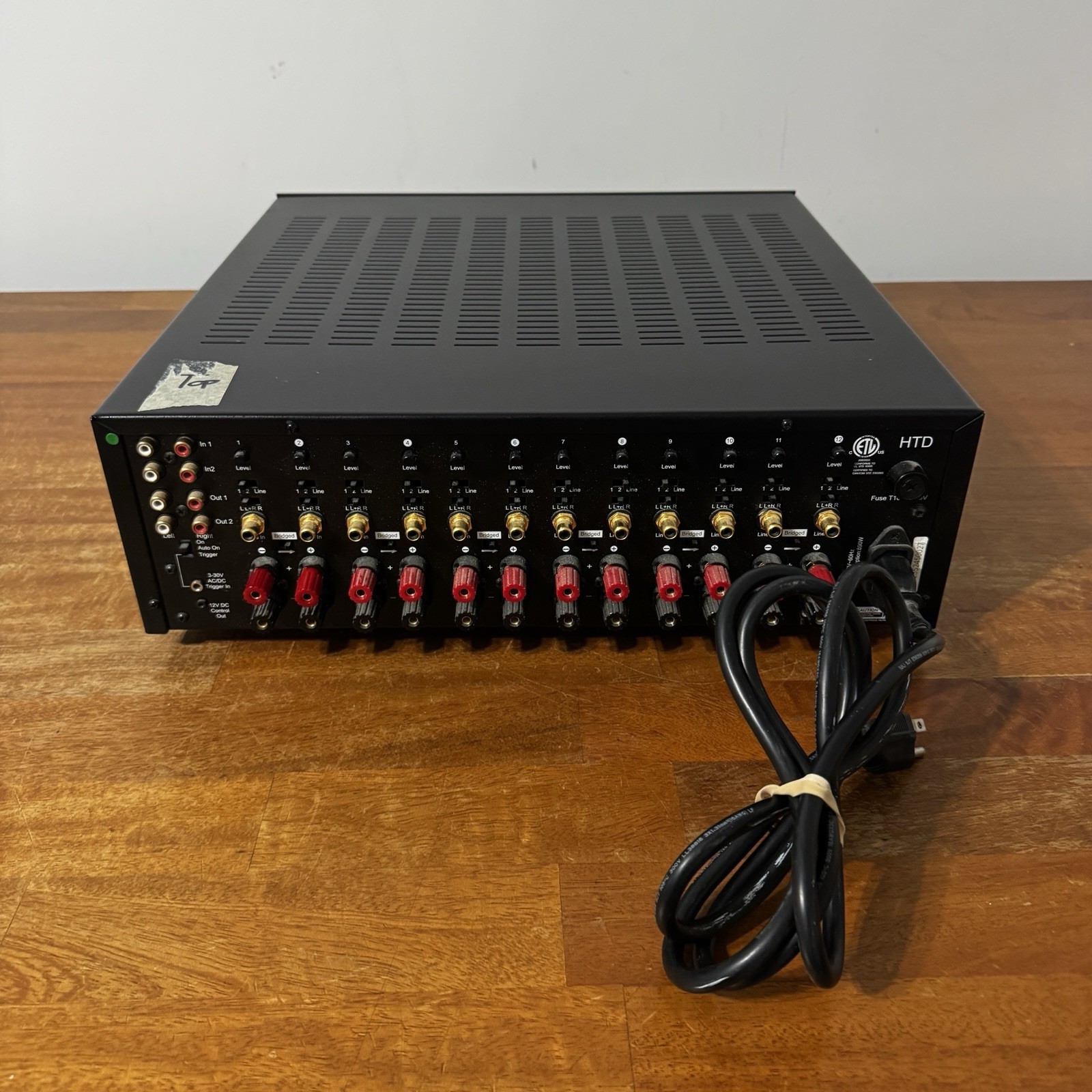 HTD MA-1235 High Efficiency 12 Channel Amplifier Tested works