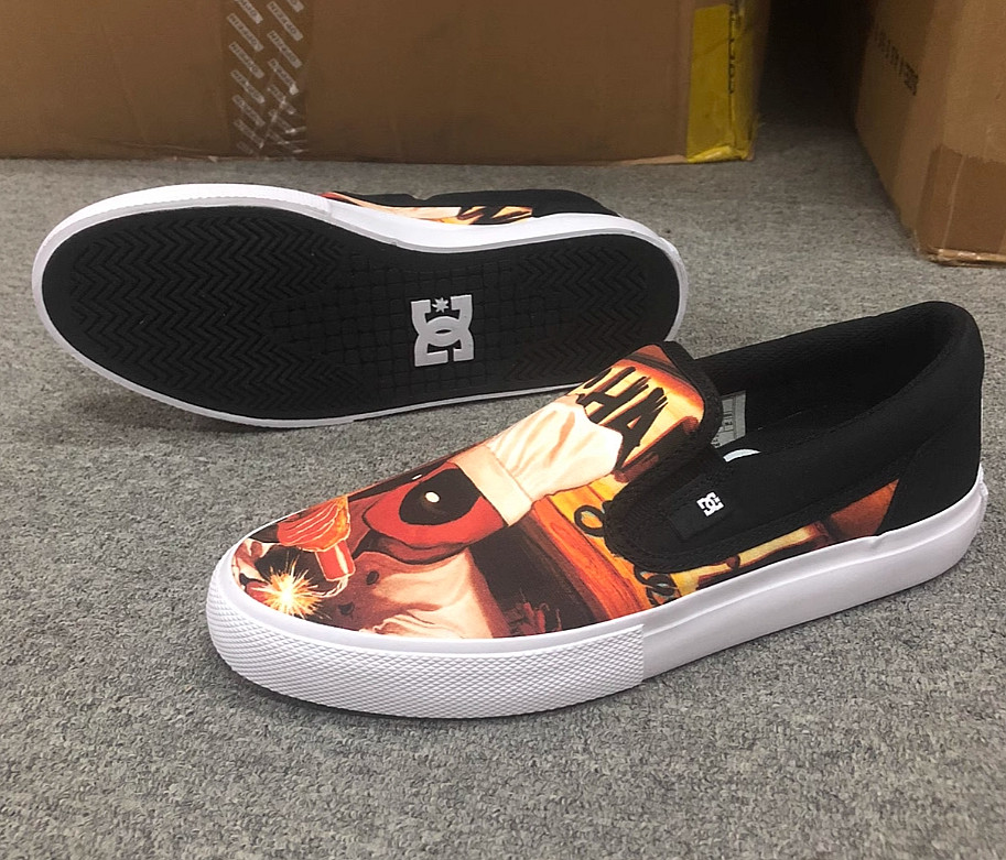 DC Mens Manual Slip-on Textile US Size