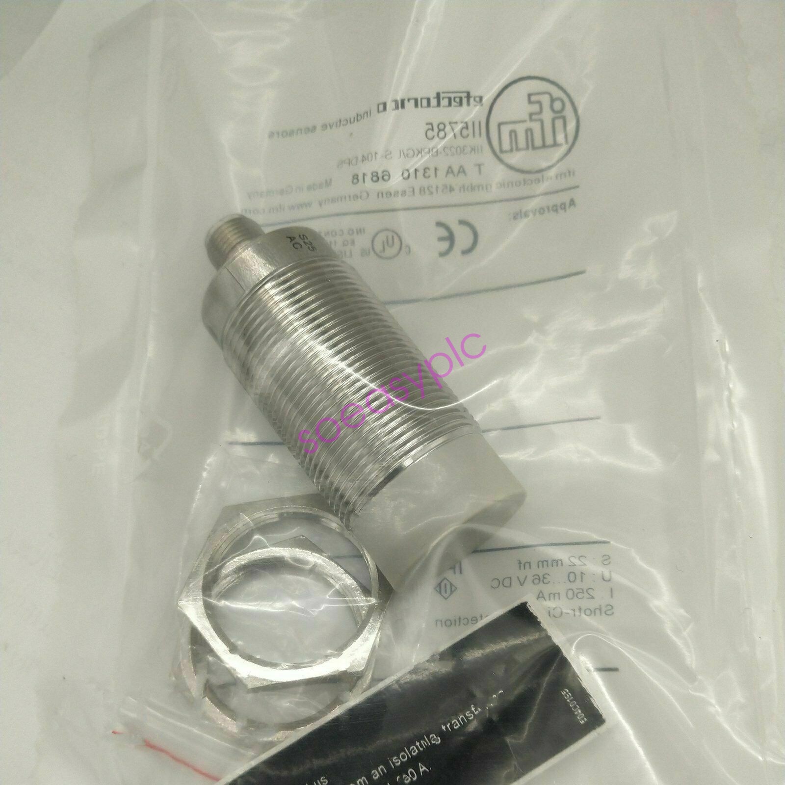IFM II5785 II3022-BPKG/US-104-DPS Proximity Switch New #