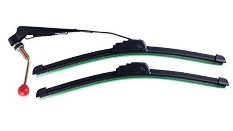 2 Pack UTV Windshield Wiper Kit Hand Operated UTV Wiper Kit Manual Kit