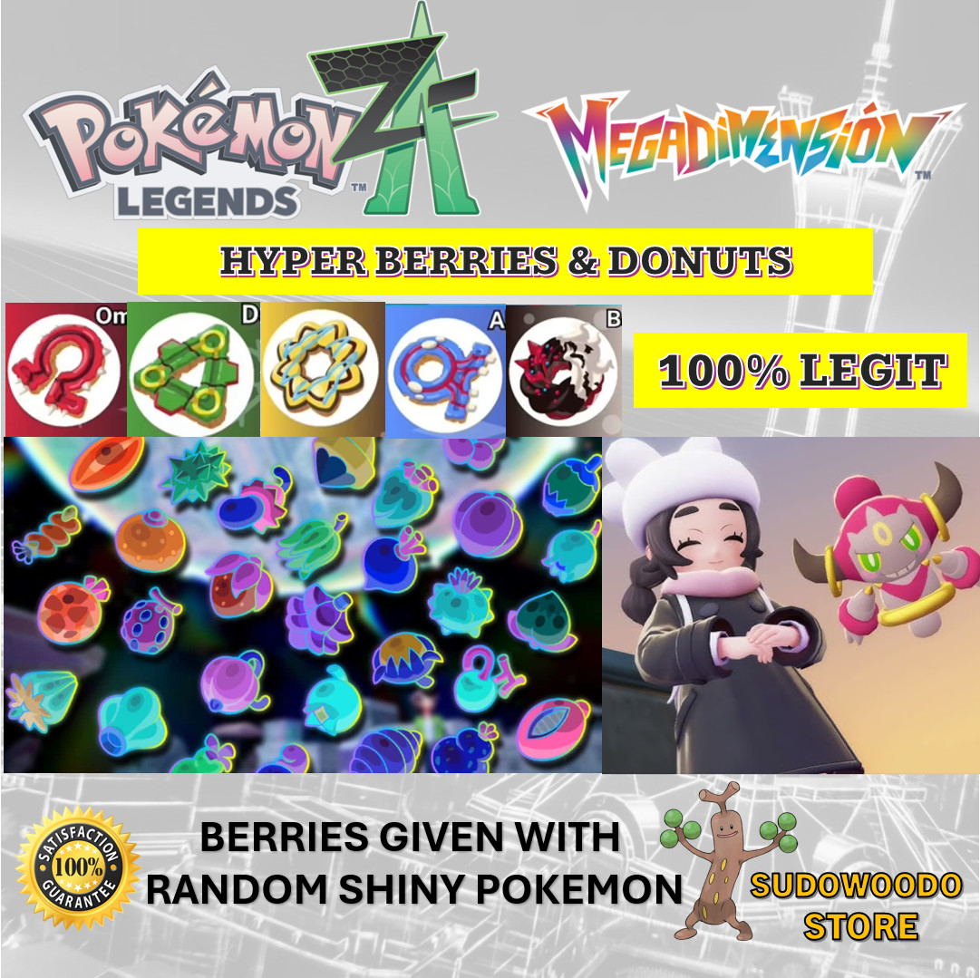 HYPER BERRIES DLC MEGADIMENSION🔥POKEMON LEGENDS ZA Z-A