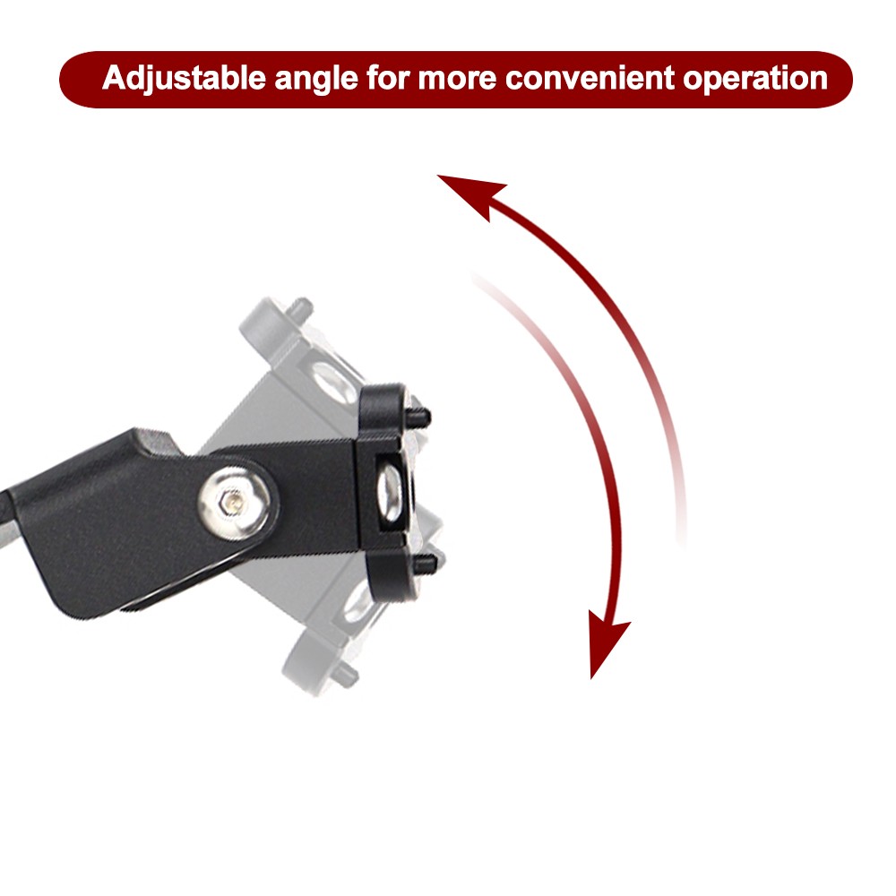 Aluminum GPS Cell Phone Mounting Support Black Fit For YAMAHA MT03 2022-2024