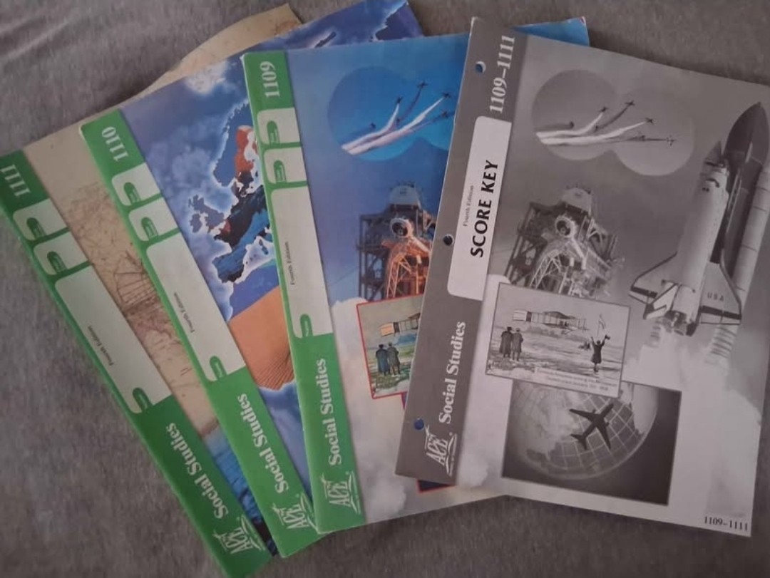ACE Social Studies 1109-1111 Workbooks (Highschool Homeschool Curriculum)