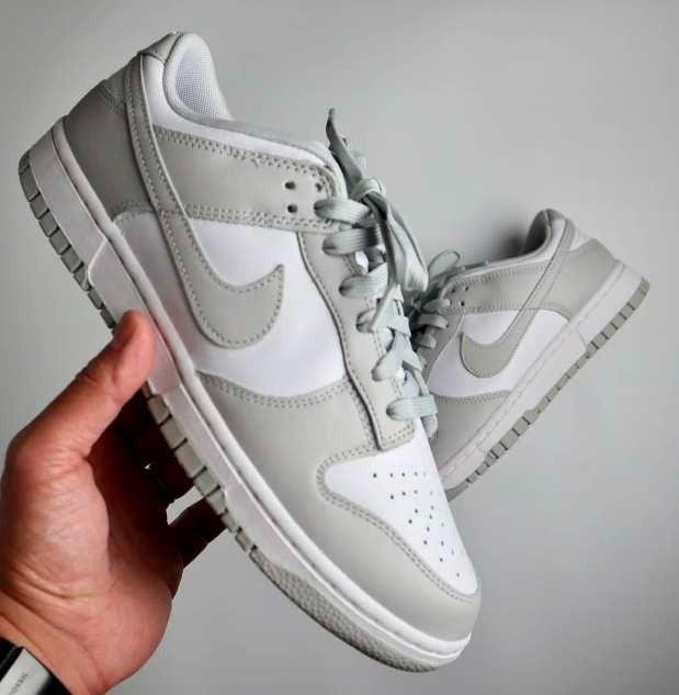 Nike Dunk Low Retro Shoes Sneaker Grey Fog White Mens 10.5 Casual Lifesty DD1391