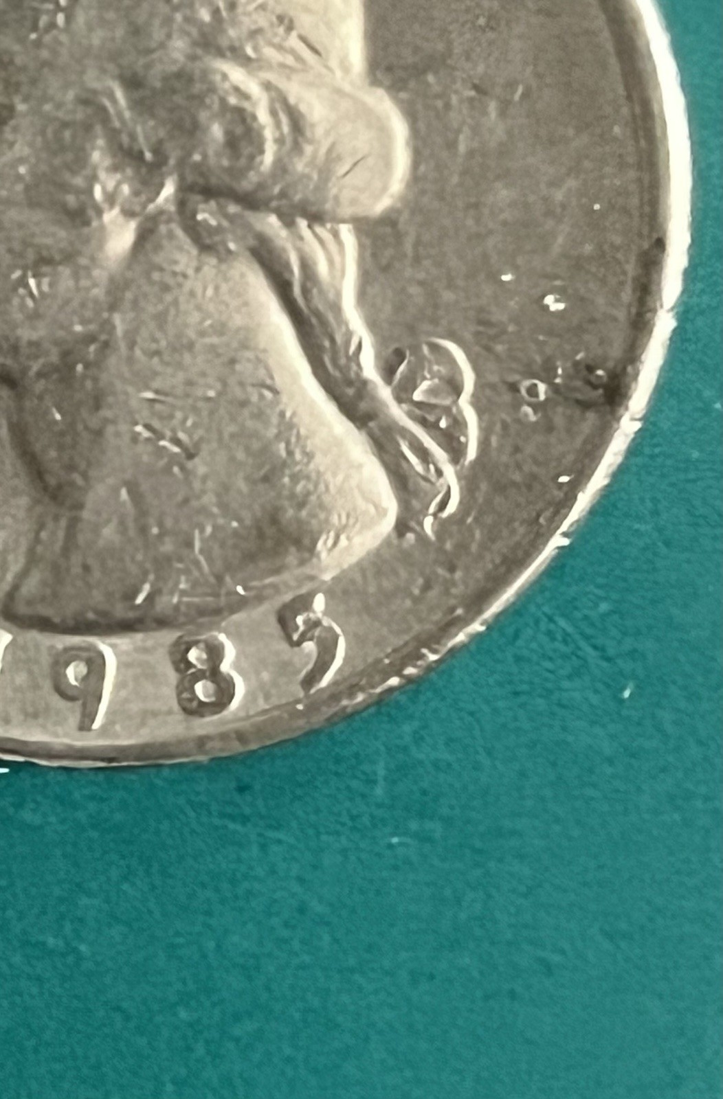 1985 P Washington Quarter