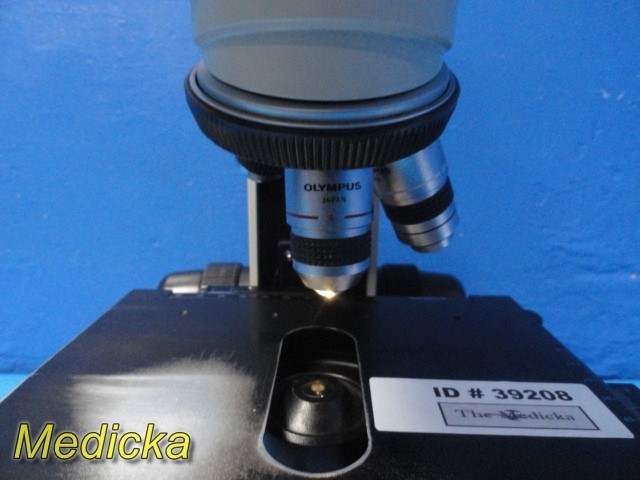 Olympus BH-2 Lab Microscope w/ Trinocular Head, 3 Objectives, Stage ~ 39208