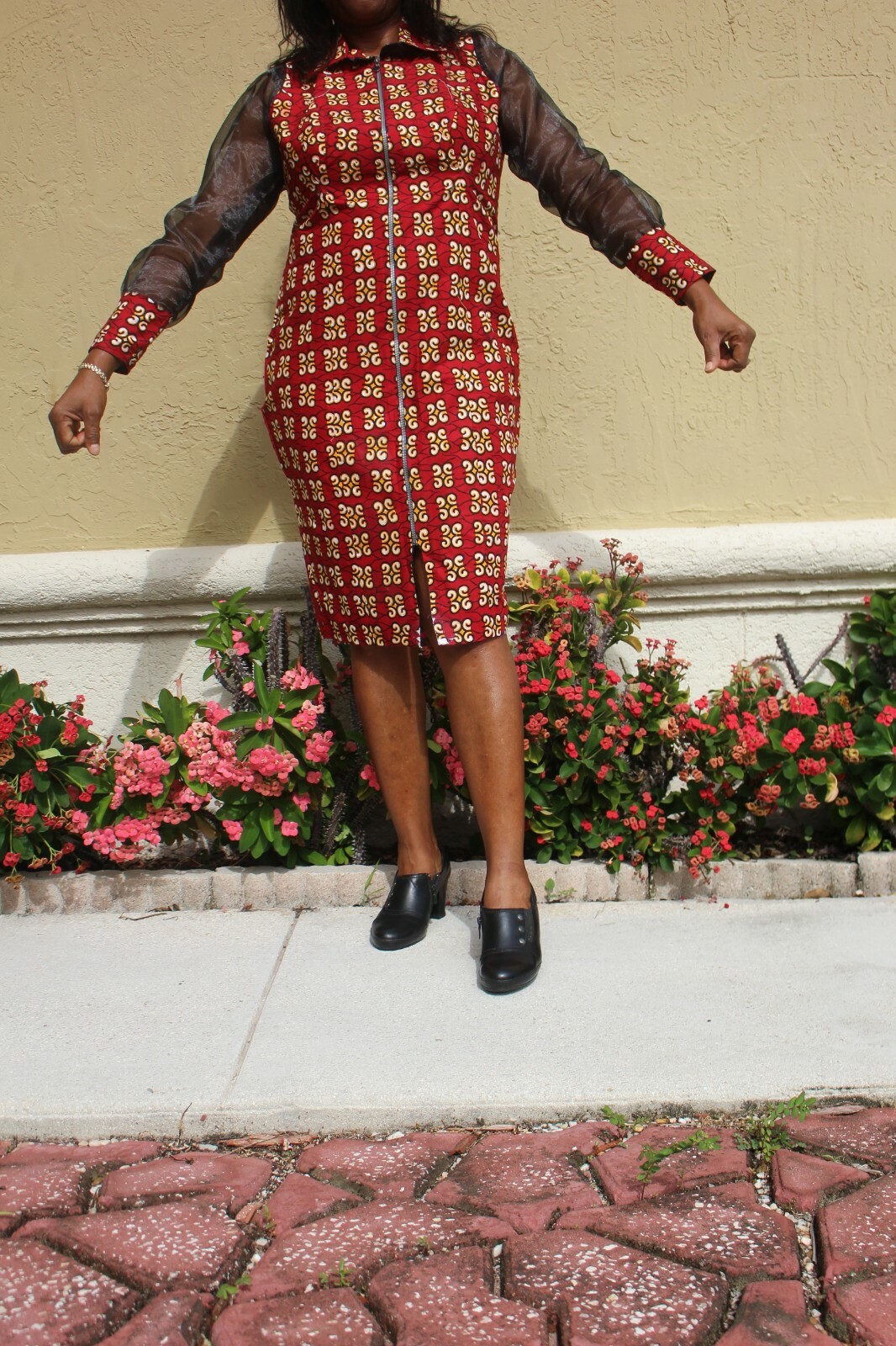 NIGERIAN AFRICAN WAX ANKARA DRESS ( CULTURAL& ETHNIC CLOTHING AFRICA )