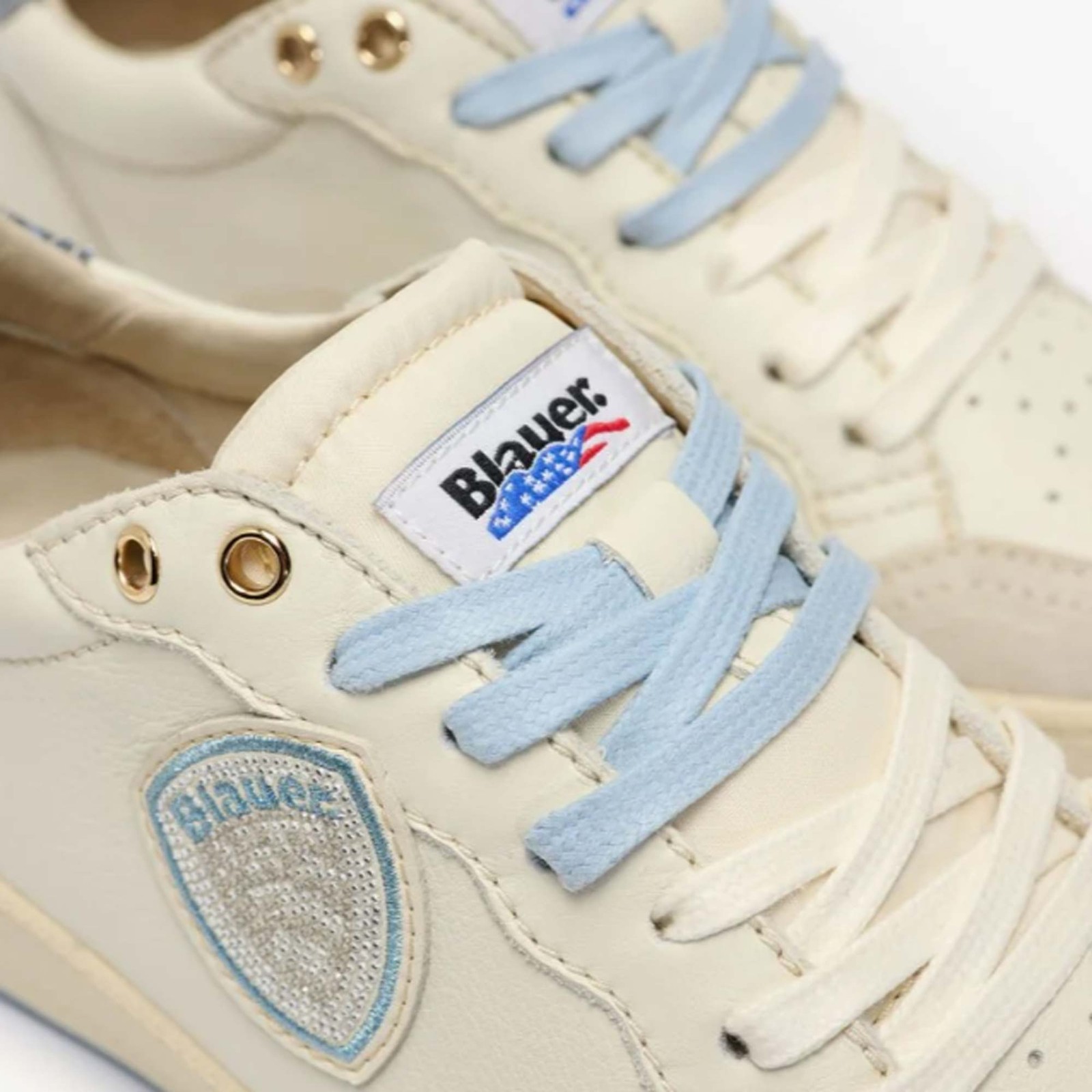 Blue Olympia21 White Sneaker