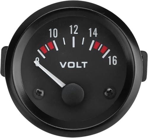 2" 52MM 12V Voltmeter,Car Mechanical Volt Voltage Meter Gauge with