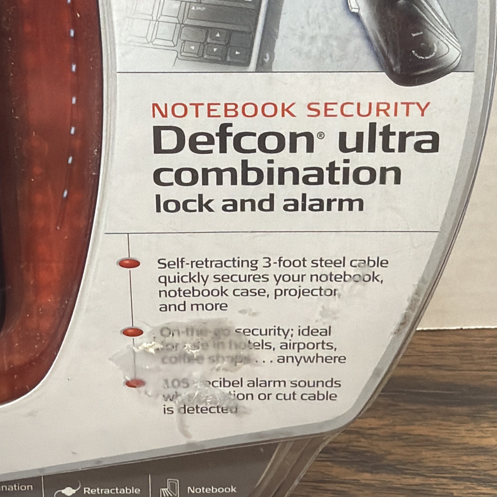 Targus DEFCON 1 Ultra Computer Security Alarm System Laptop & Notebook