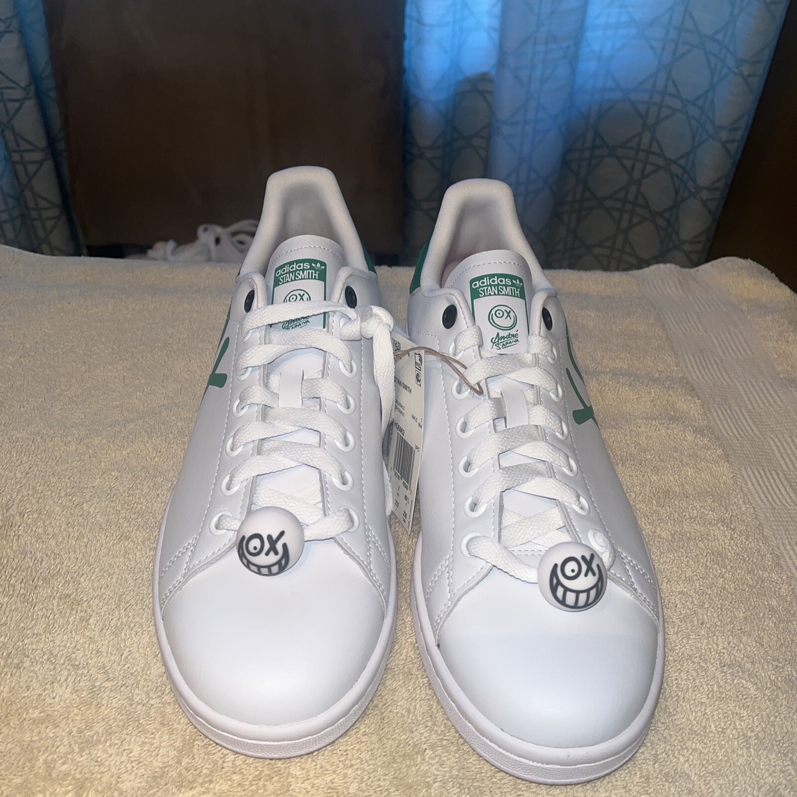 Adidas Stan Smith X André Saraiva Love Union Shoes HQ6862 Size 7.5 Men’s "NEW"