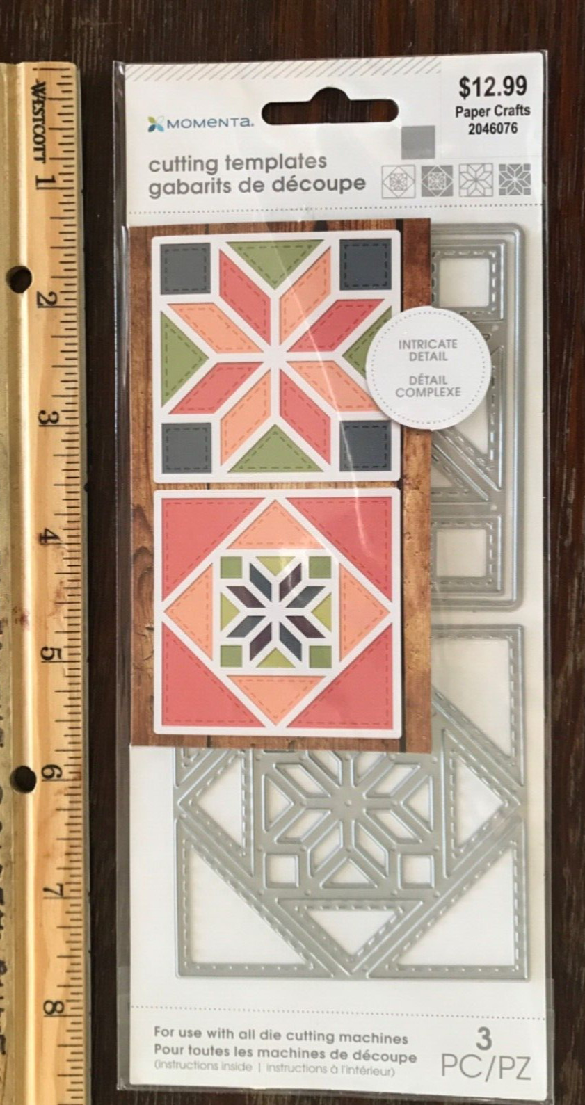 momenta 3 piece cutting plate set lot 6762 new unopened package