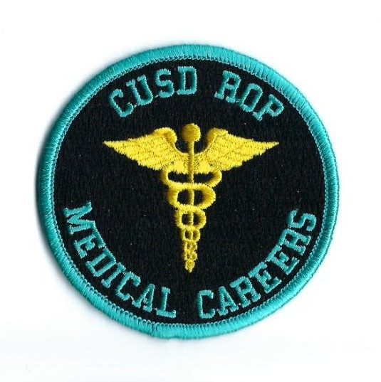 CUSD California Unified School Dist ROP Regional Occupational Prog Medical patch