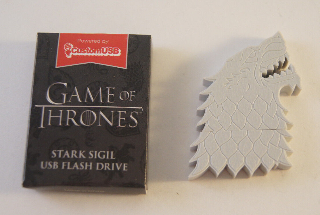 Game of Thrones Stark Sigil USB Flash Drive CustomUSB HBO 2015 Lootcrate