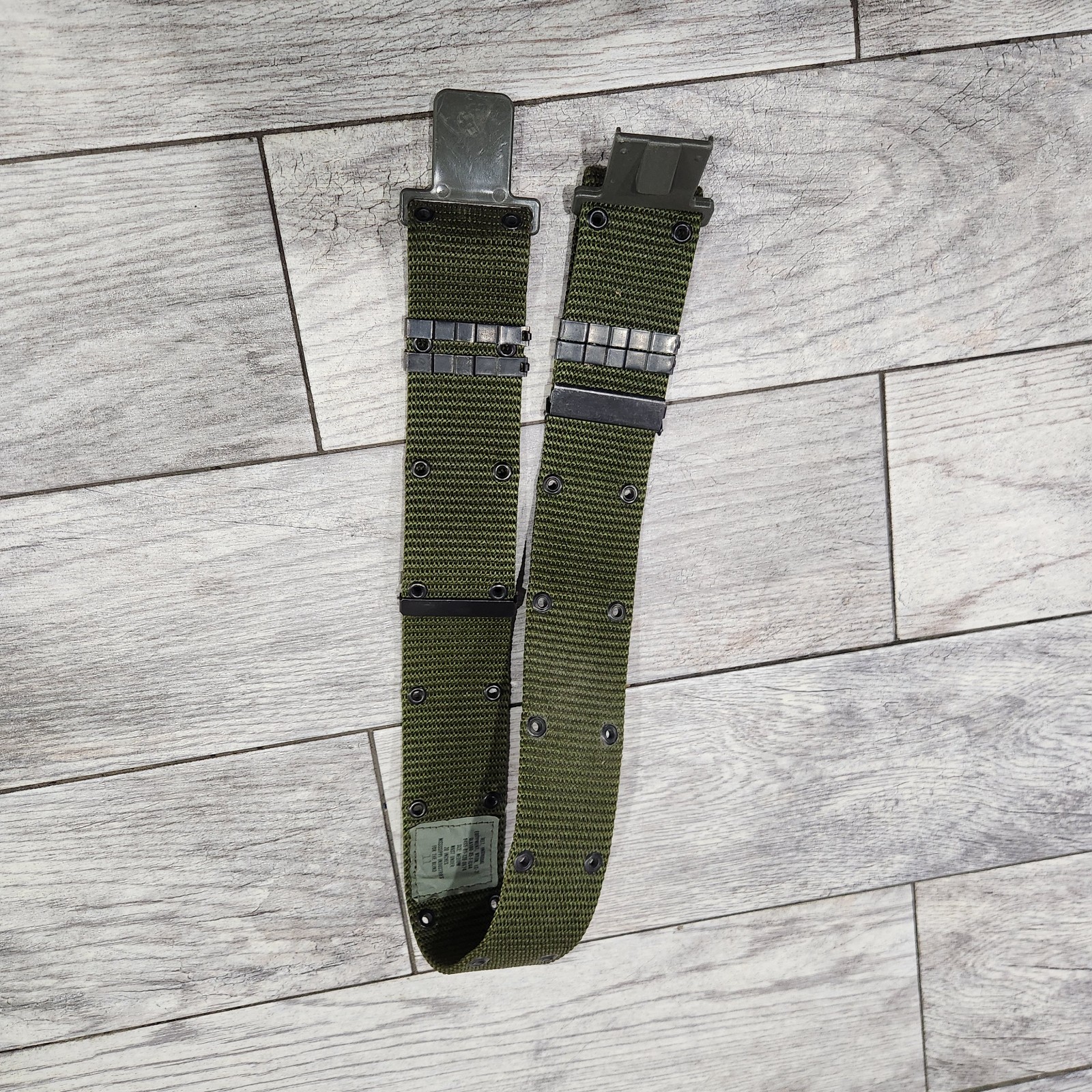 US Military LC-2 Pistol Belt Medium Nylon OD Green ALICE Gear MFG Mississippi 30