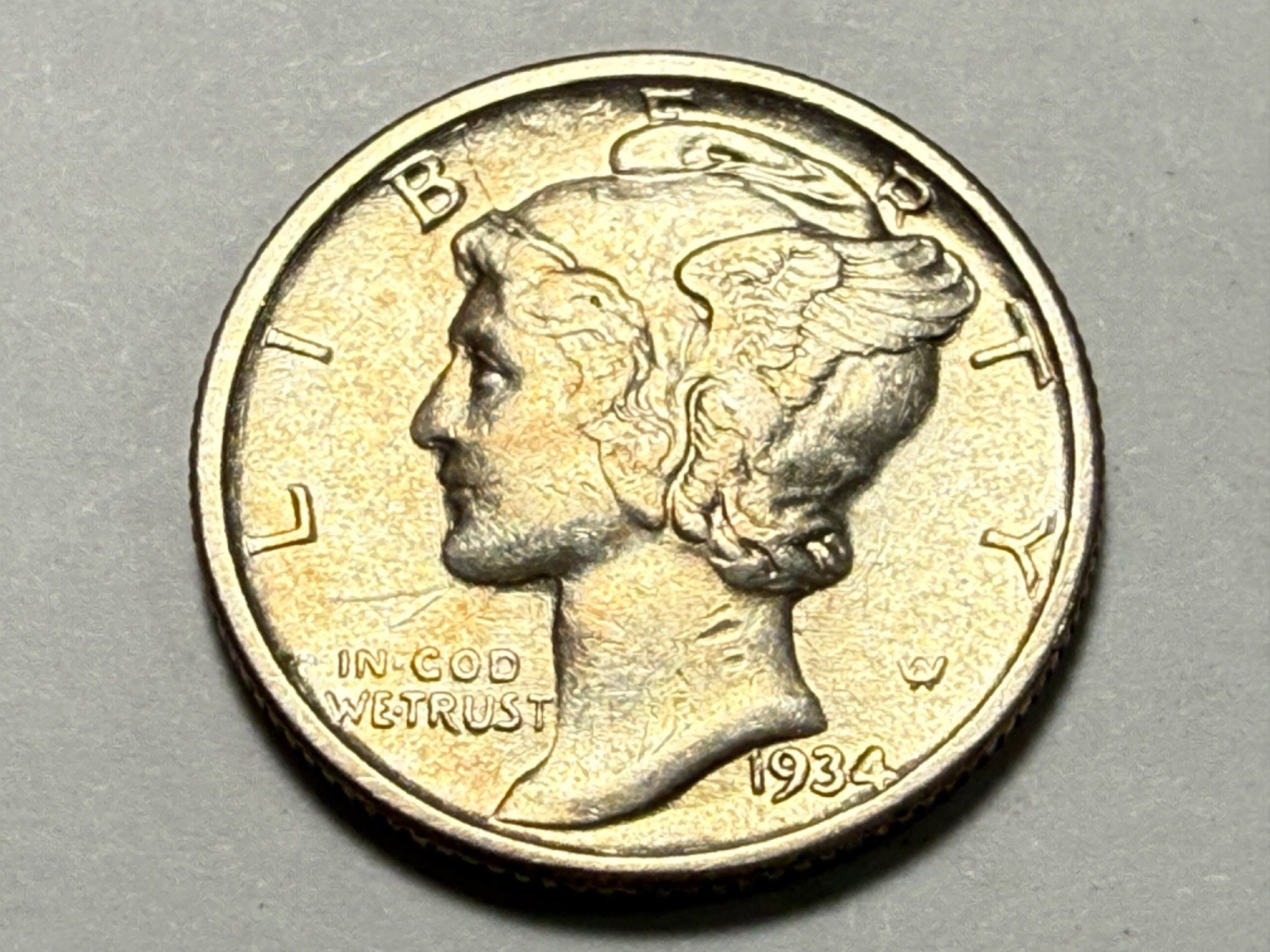 1934 MERCURY DIME SILVER U.S. COIN * GET WHAT U C * SHIPS FREE