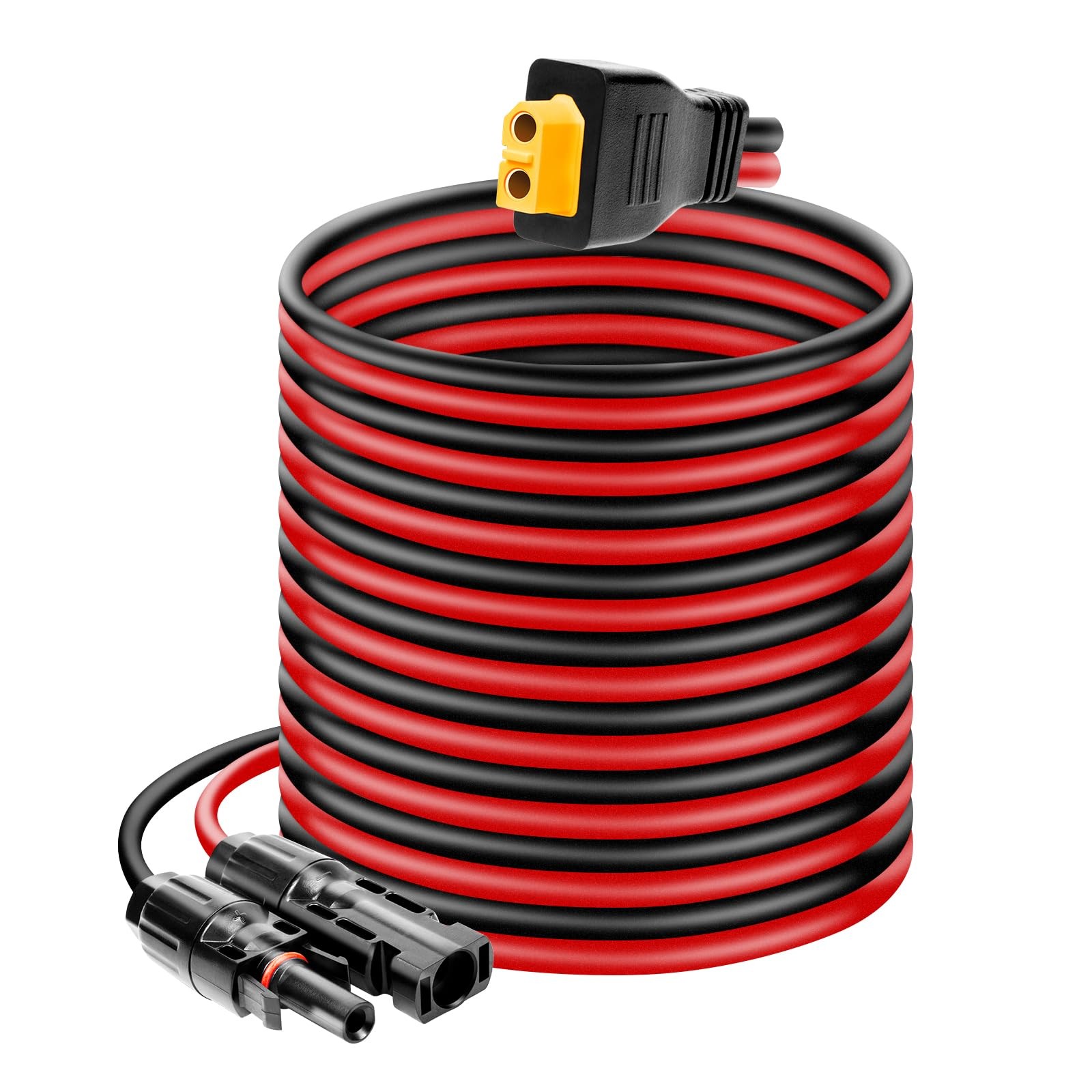 Ansoufien 30FT 10AWG Solar Panel to XT60 Connector Cable for RV/Power Station