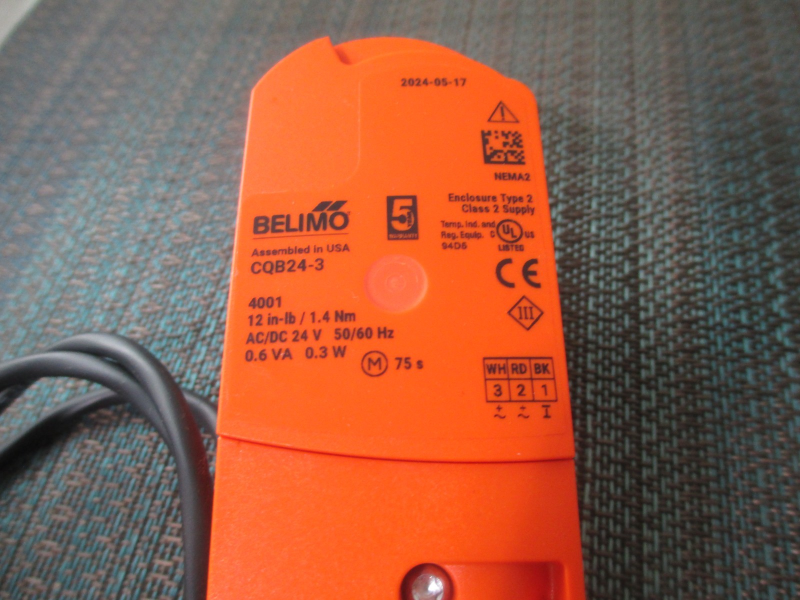Belimo CQB24-3 Actuator NEW Other
