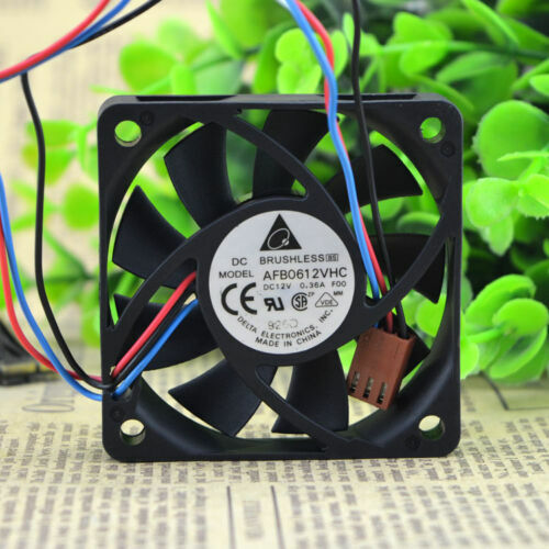 Delta AFB0612VHC Fan 6CM 12V 0.36A 3pin 60*60*15mm