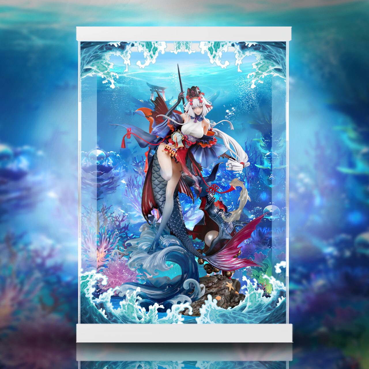 Display Case Acrylic Fit For AniMester Senhime Onmyoji No Figure