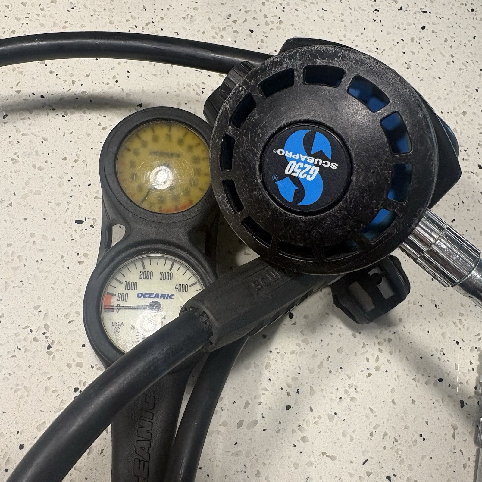 Scubapro MK2 Regulator & G250 Professional Oceanic Diving Equipment UNTESTED