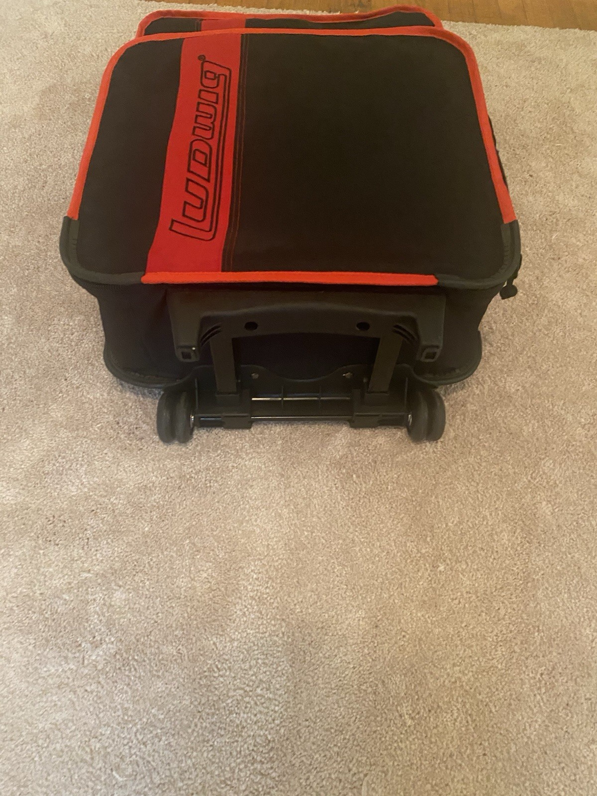Ludwig Rolling Drum Case with Compartment and Wheels Beautiful Clean Condition!