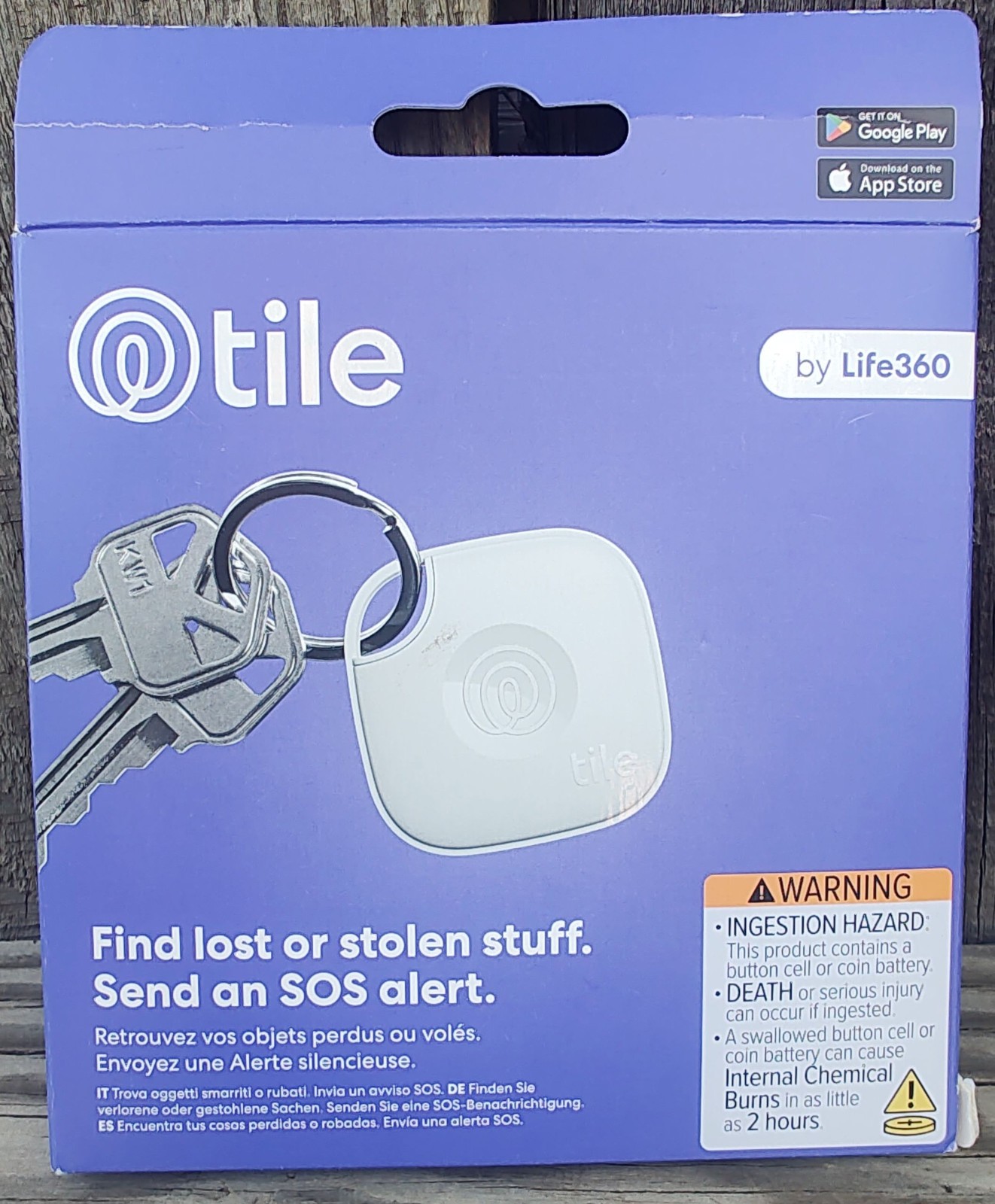 Tile Bluetooth Tracker Life 360 Android iOS New