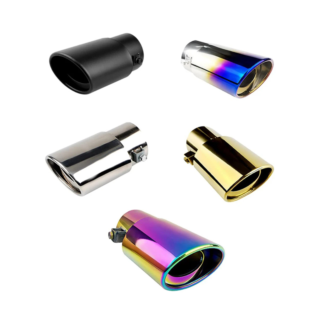 Stainless Steel Exhaust Tip -Straight - Universal