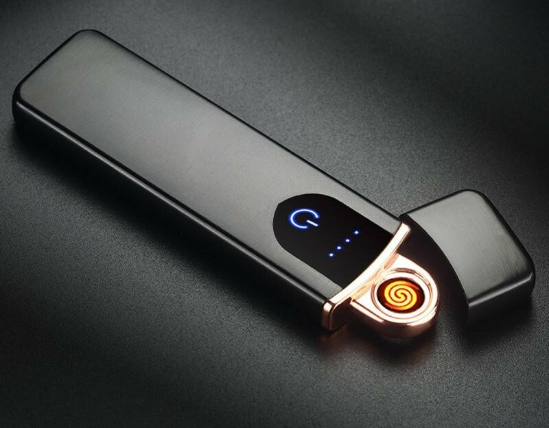 USB Rechargeable Double Arc Flameless Plasma Electric Lighter