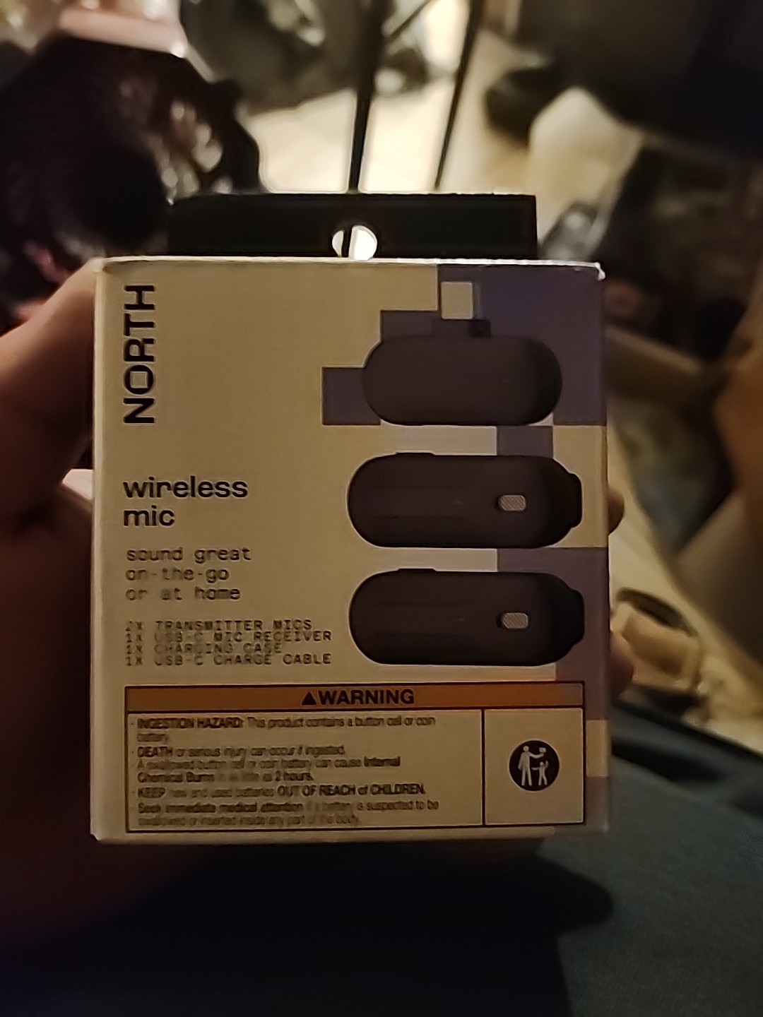 NORTH Wireless Microphone with Charger (USB-C)