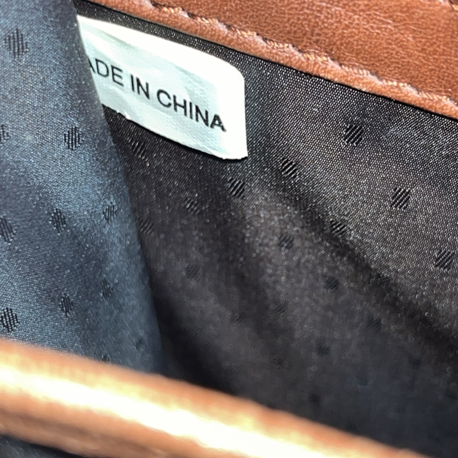 De Bon Brown Leather Computer Case or Brief Case with Shoulder Strap READ