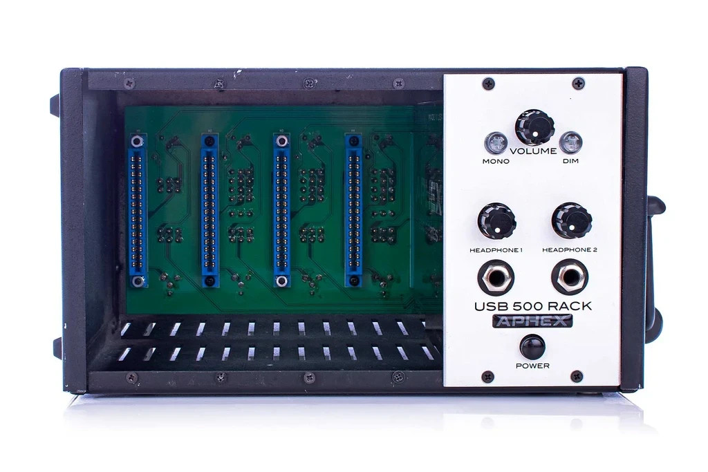 Aphex 500 Series USB 4 Space Rack with Audio Converter/interface A/D 44.1-96khz