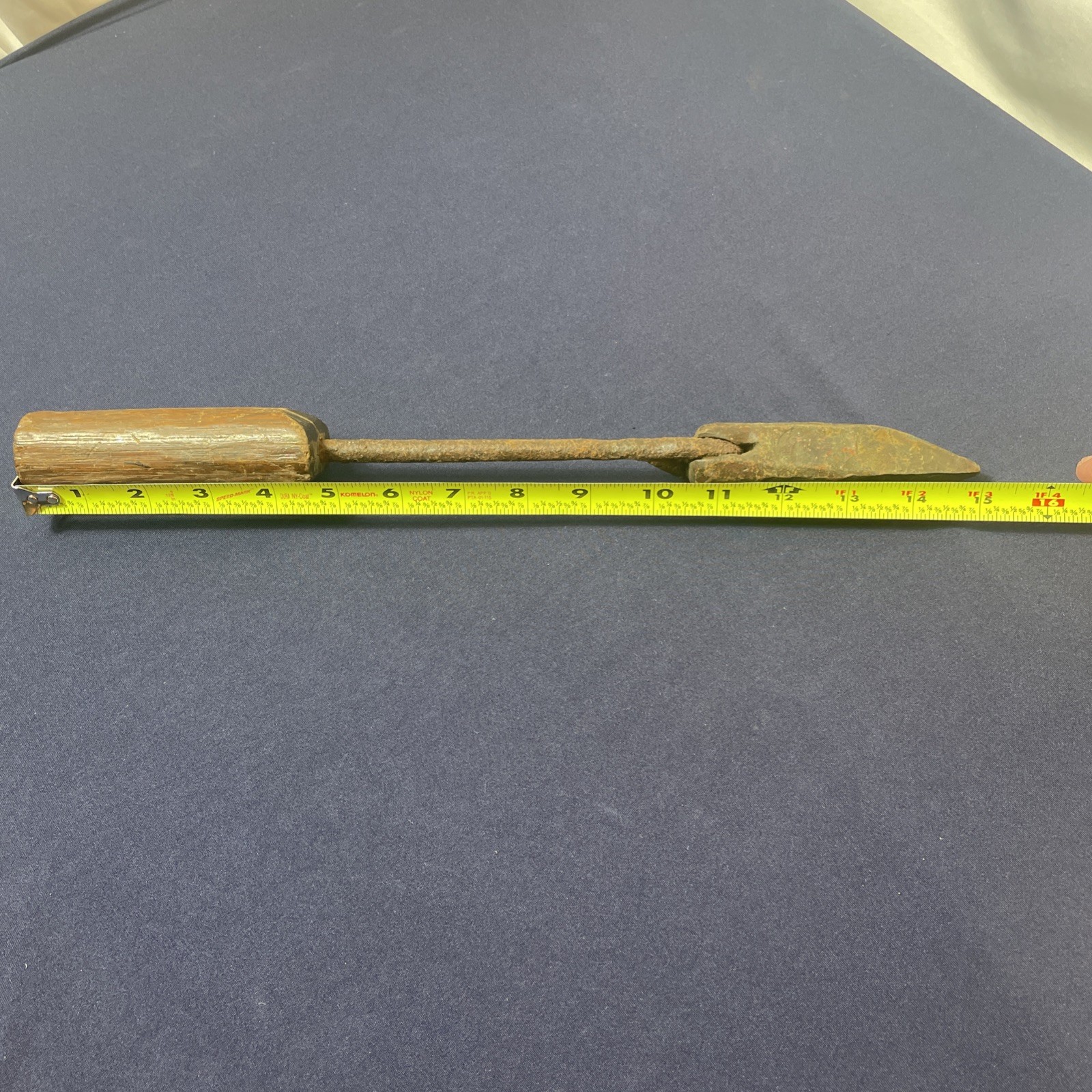 LARGE OLD ANTIQUE COPPER SOLDERING IRON